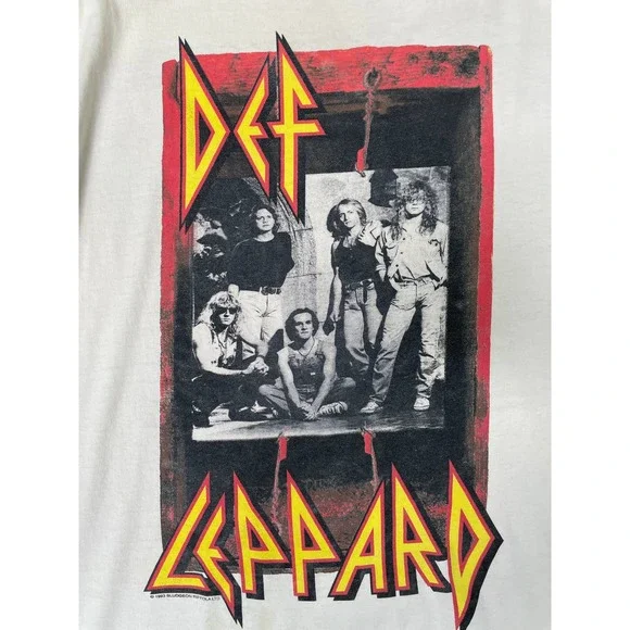 VTG Def Leppard Concert Tee 1993 Never Ending Weekend Tour Vintage Softee XXXL